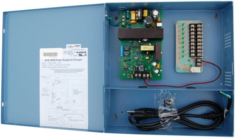 24Vdc Power Supply For Alpharefuge™ 2100 Series. Powers Up To Ten Rcb2100 Series Refuge Call Boxes