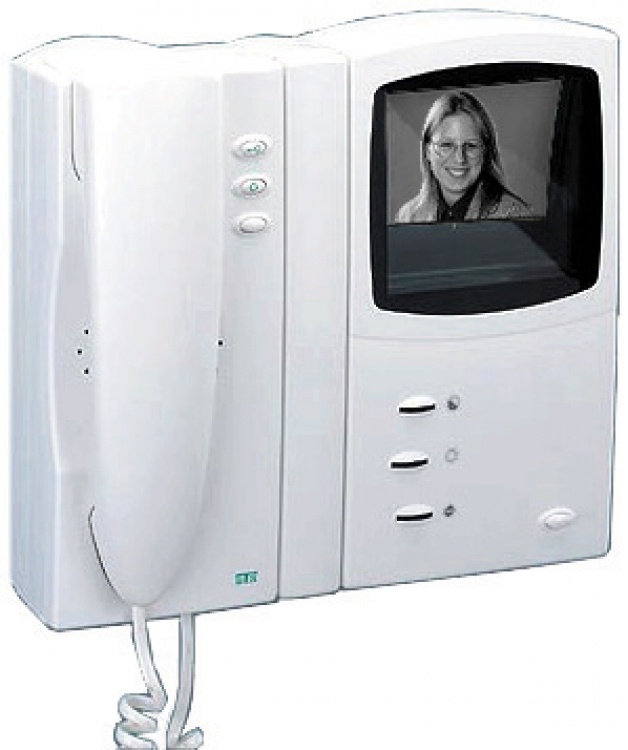 Apt. B+W Nocoax Monitor--White. Includes: New Style Monitor Vh309b Connector / Ht3009a2w Handset And Surface Housing