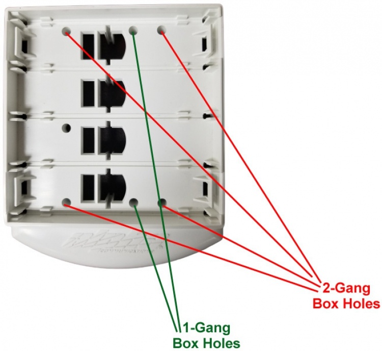 Corr Lite-4Led-Wh/Rd/Gr/Yw+Buz. Req. 1 Or 2-Gang Electric Box Operates On 24Vdc (Not Ac) (White/Red/Green/Yellow)