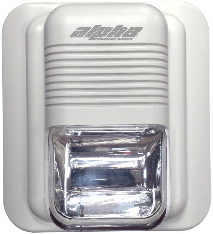 Stand-Alone Strobe Unit+Delay. Requires 24Vdc For Strobe Use. Installs Onto 4" Sq. Elec. Box (With Time Delay Circuitry)