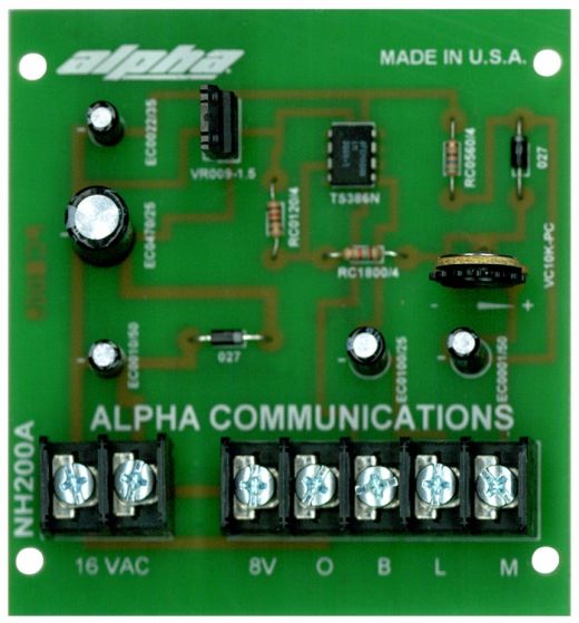 5 Wire Apt. Ampl/Power Supply for HT3003 Series Handsets