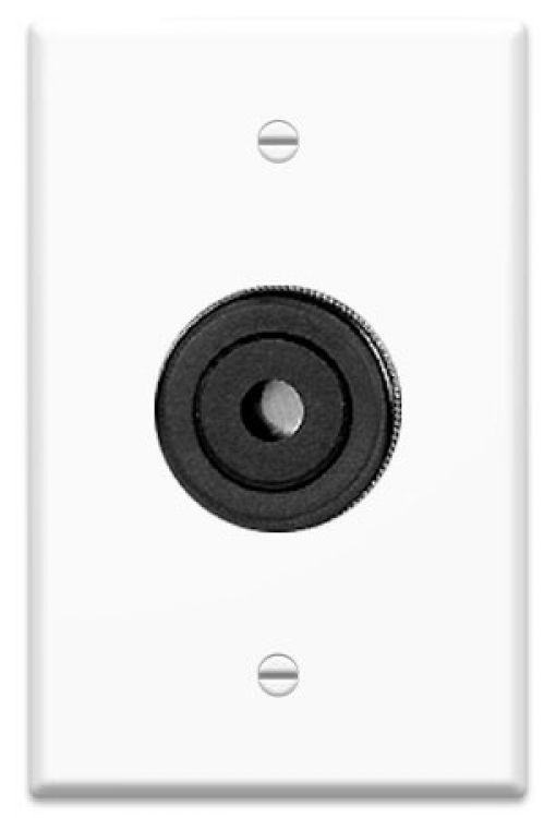 24Vdc Piezo Buzzer with White Plate - Flush or Surface Mount