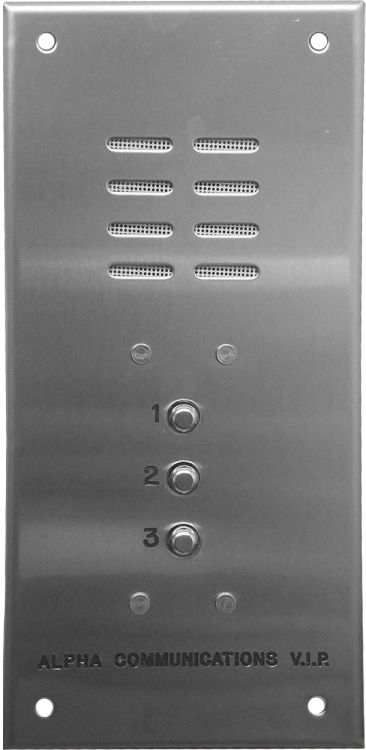 VIP Panel-Surf.-No Dir. With Surface Side Bends-Less Alphabetical Directory
