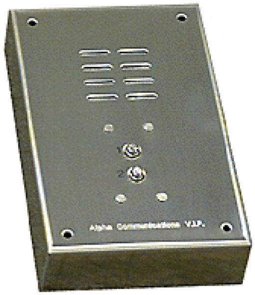 V.I.P. Series Stainless Steel Lobby Panel - Surface Mount with Surface Side Bends
