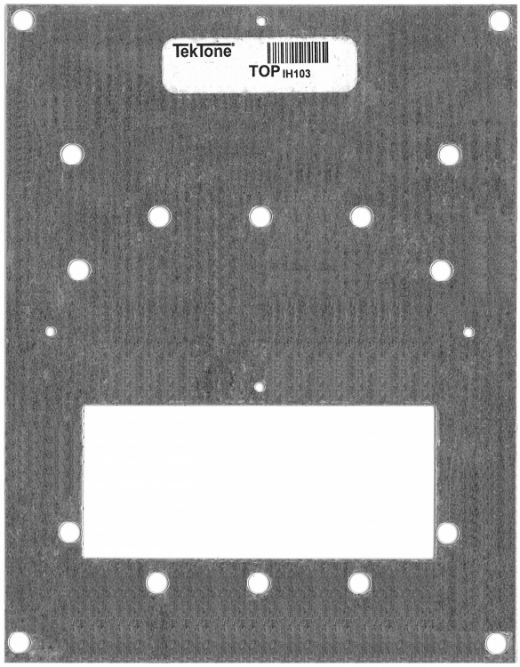 Galvanized Steel Mounting Plate for Flush Mounting Intercom Stations
