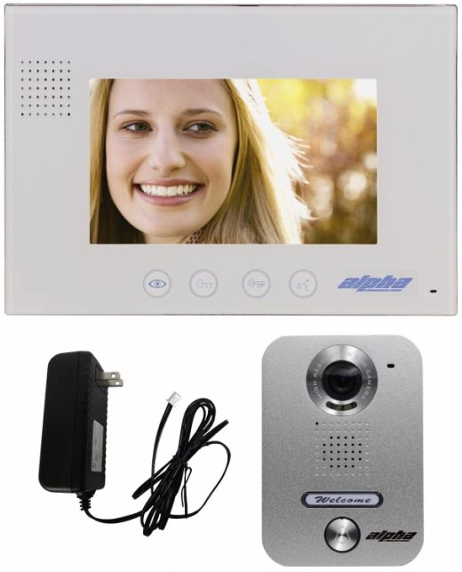 1-Unit 7 Color Video Entry Intercom Kit