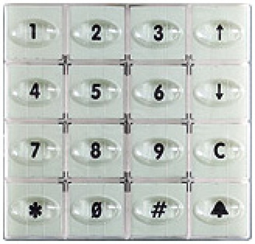 Access Code Module Only-Lightd. 8 Different 4-Digit Codes Requires 8-12Vac Power Supply Has 1 Relay Output