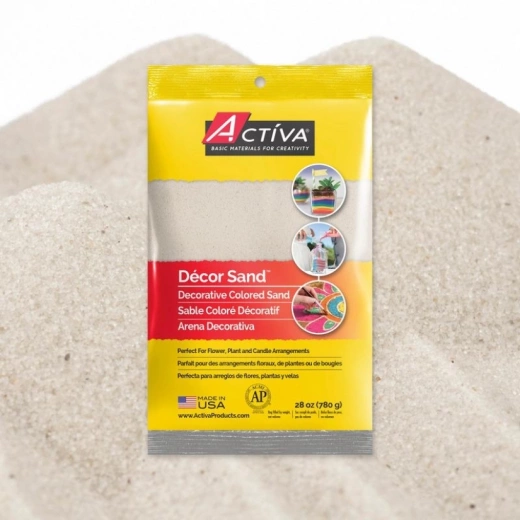 Décor Sand™ Decorative Colored Sand - White, 28 Oz (780 G) Bag