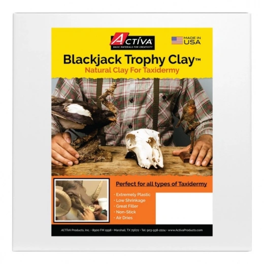 Blackjack Trophy Clay Natural Clay For Taxidermy - 5 Lb (2.3 Kg)