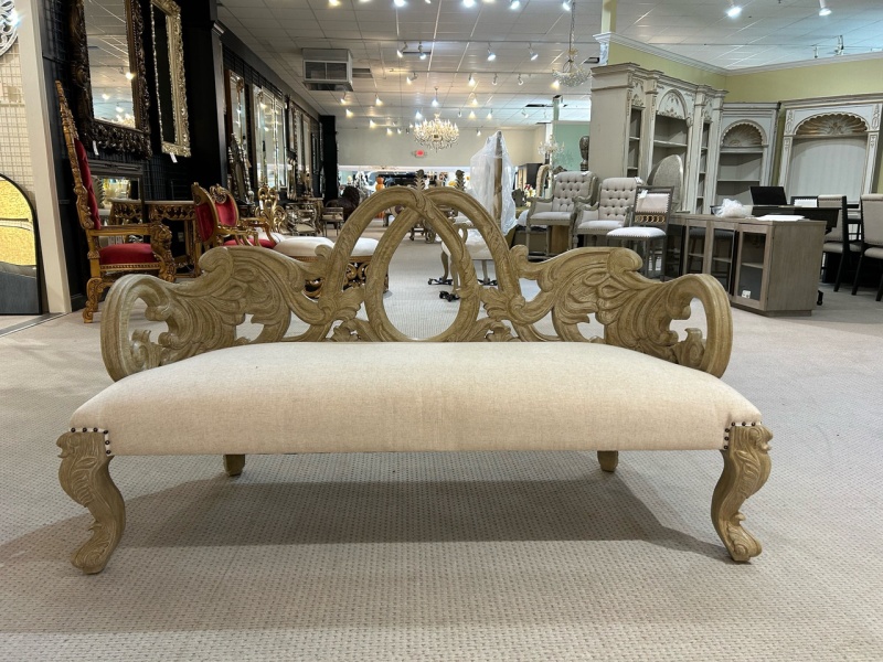 Heavy Carved Bench