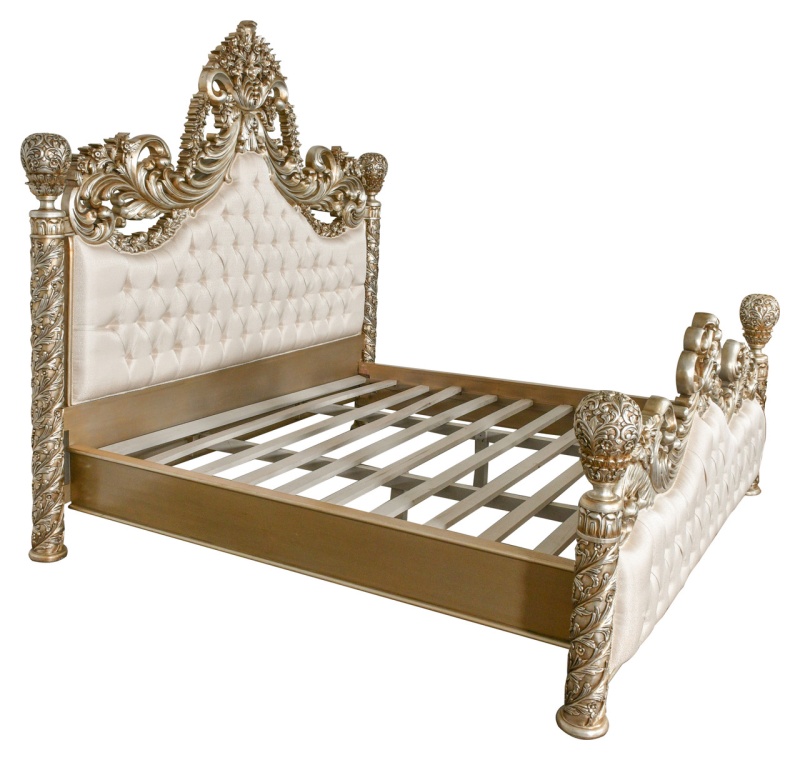 Carved Grand King Bed