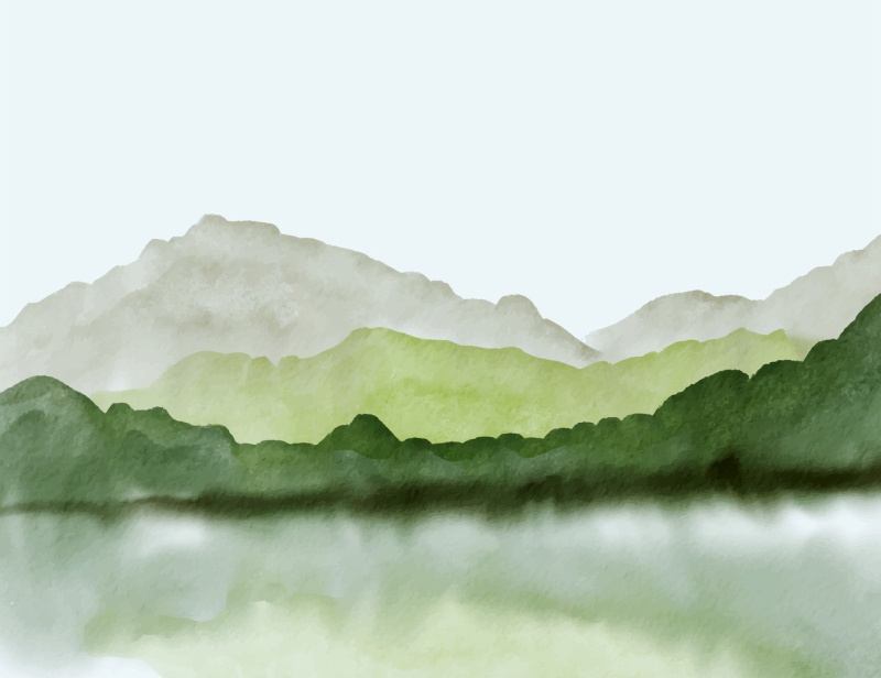 Green Mountains Giclee