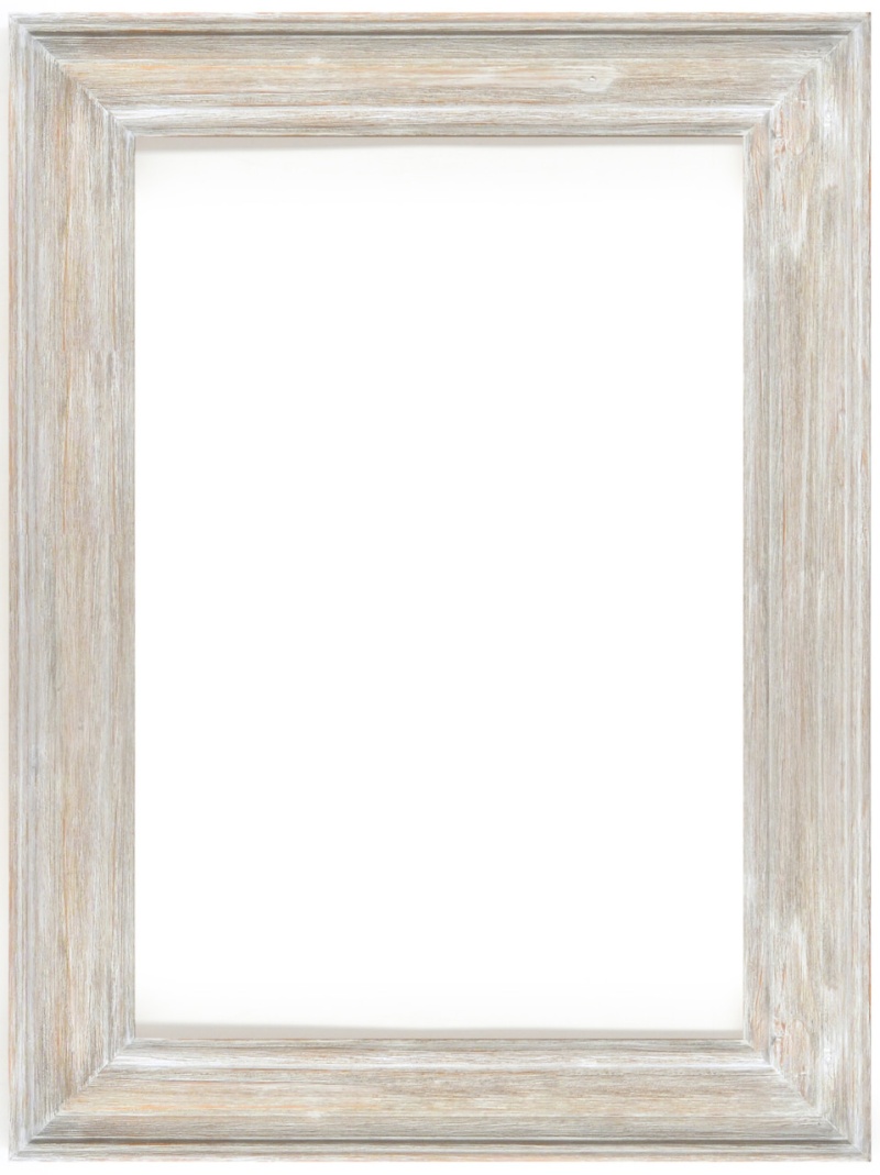 Misty Woods Frame 30X40 Distressed White Wash