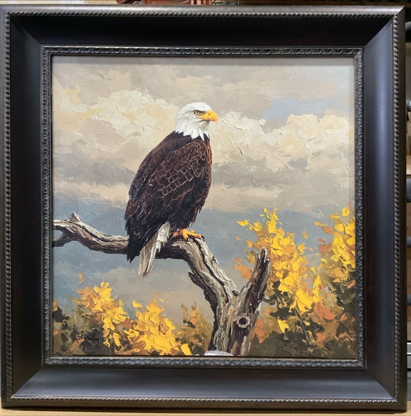 Noble Eagle Framed Giclee