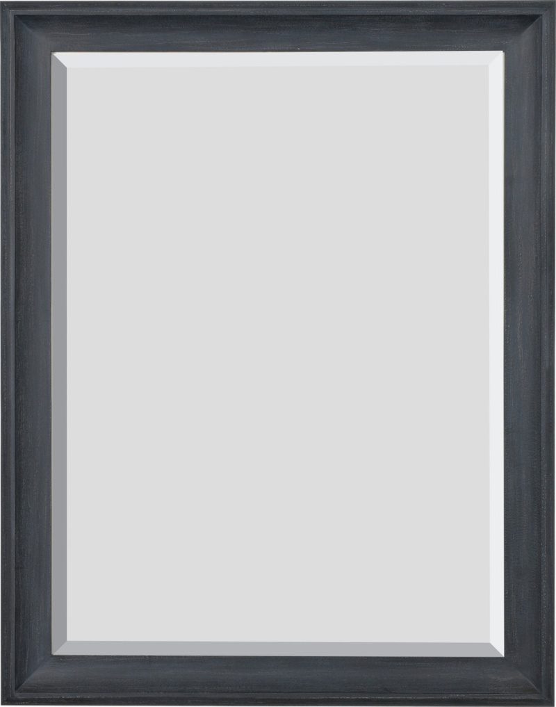 Smoked Wood Contoured Frame 43.5W X 2D X 55.5h