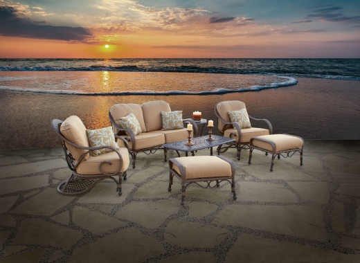 Grand Bonaire Weave Outdoor 7 Piece Outdoor Set (Kit)