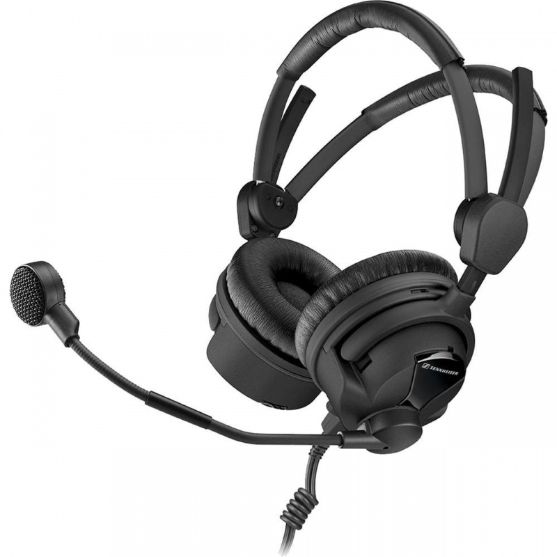 Sennheiser Professional Noise-Canceling Boomset, 1200 Ohm, With Dynamic, Hyper-Cardioid Microphone And Cable-B7 (Unterminated, Battery Control For Noisegard)