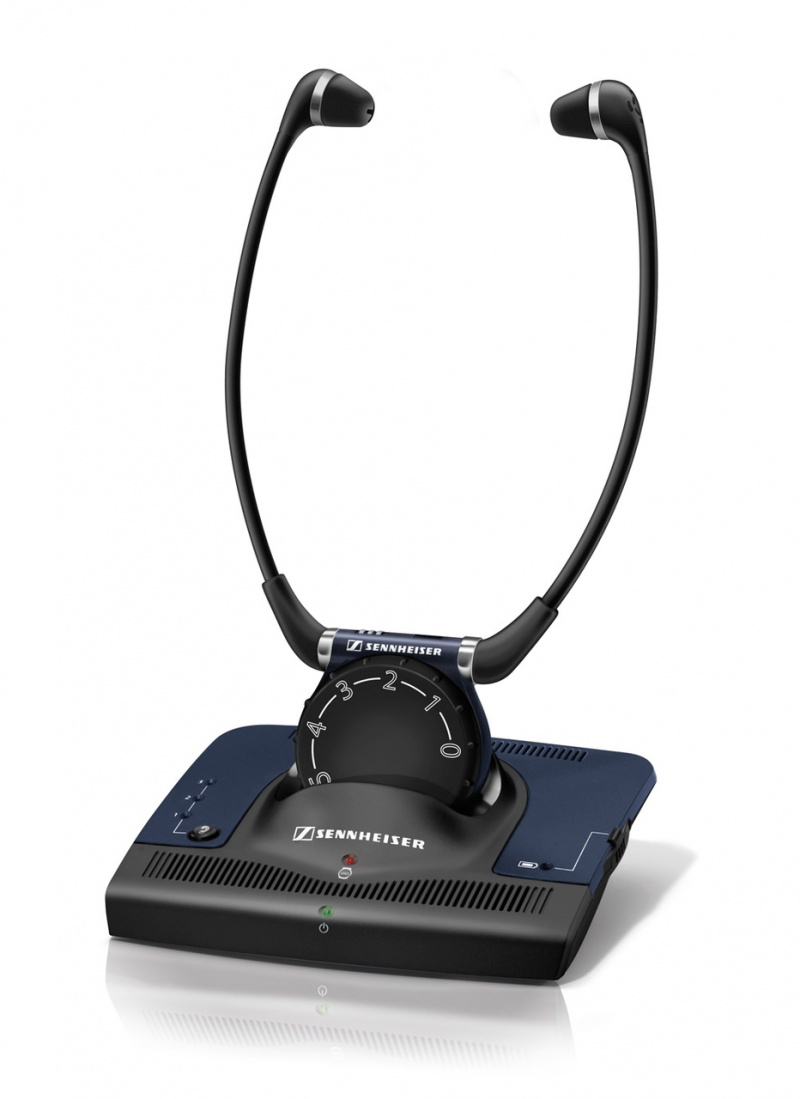 Sennheiser Rf Listening System With Auto On/Off, Mono/Stereo Listening, Compression System, 3-Hour Quick Charge When Receiver Is Placed In The Charging Cradle, Earbow Tension Adjustment. Includes Ba300 Battery. For Use With Plasma-Screen Tvs., Set840