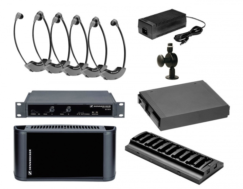 Sennheiser 2.3 Mhz Infrared System Package To Cover 12,500 Sq Ft In Single Channel Mode