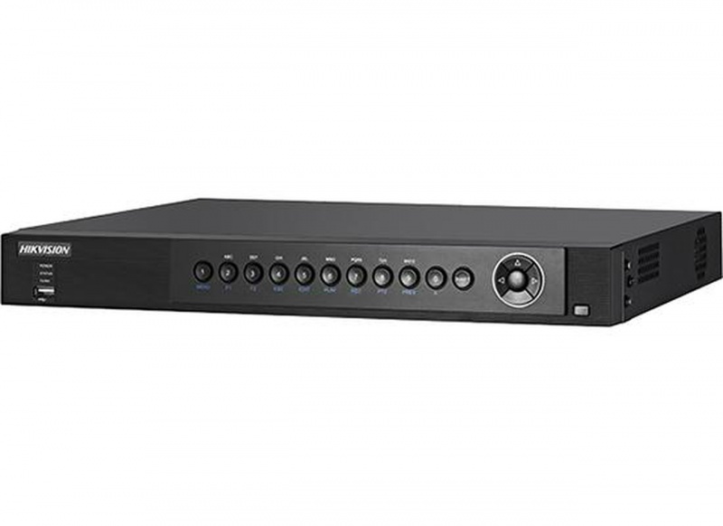 Hikvision 16 Channel Turbohd/Analog Tribrid Dvr With Alarm I/O And Front Panel Control No Hdd