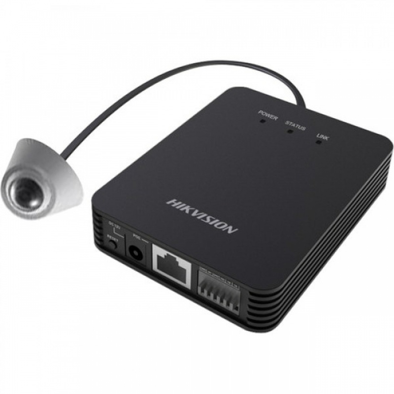 Hikvision Covert Camera, Base + Module, 2Mp, H264, 2.8Mm, Alarm/Audio I/O, Wdr, Ball Head Turret, Usd, Poe/12Vdc