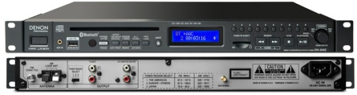 Denon Professional CD, SD, USB Player with BT and AM/FM Receivers, Single Play, Balanced Outputs