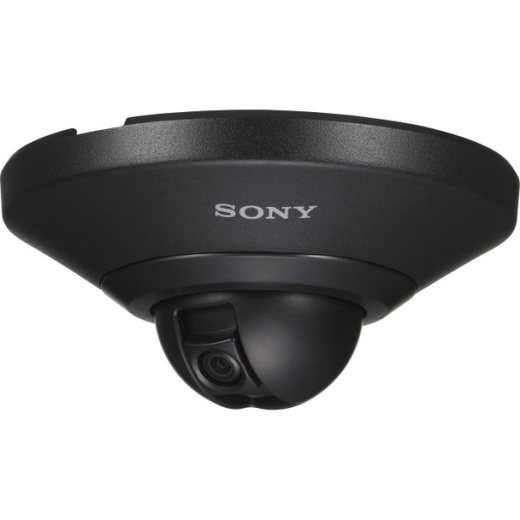 Sony 720P HD Network Minidome Camera 1.3 Megapixel, Black