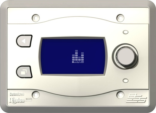 BSS Audio Touch Screen Programmable Remote Wall Controller (White)