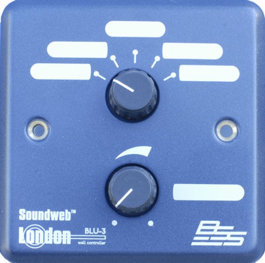 BSS Audio 5 Position Source/Preset Selector, Level Control (UK) Wall Controller