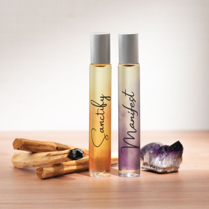 Reiki-Infused Sanctify And Manifest Rollerball Perfumes
