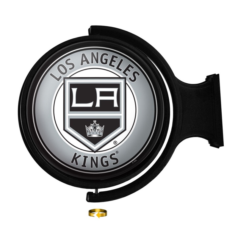 Los Angeles Kings: Original Round Illuminated Rotating Wall Sign
