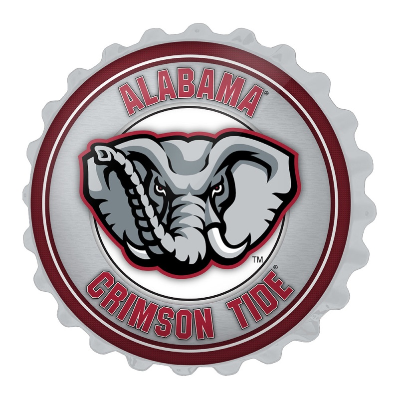 Alabama Crimson Tide: Al Logo - Bottle Cap Wall Sign