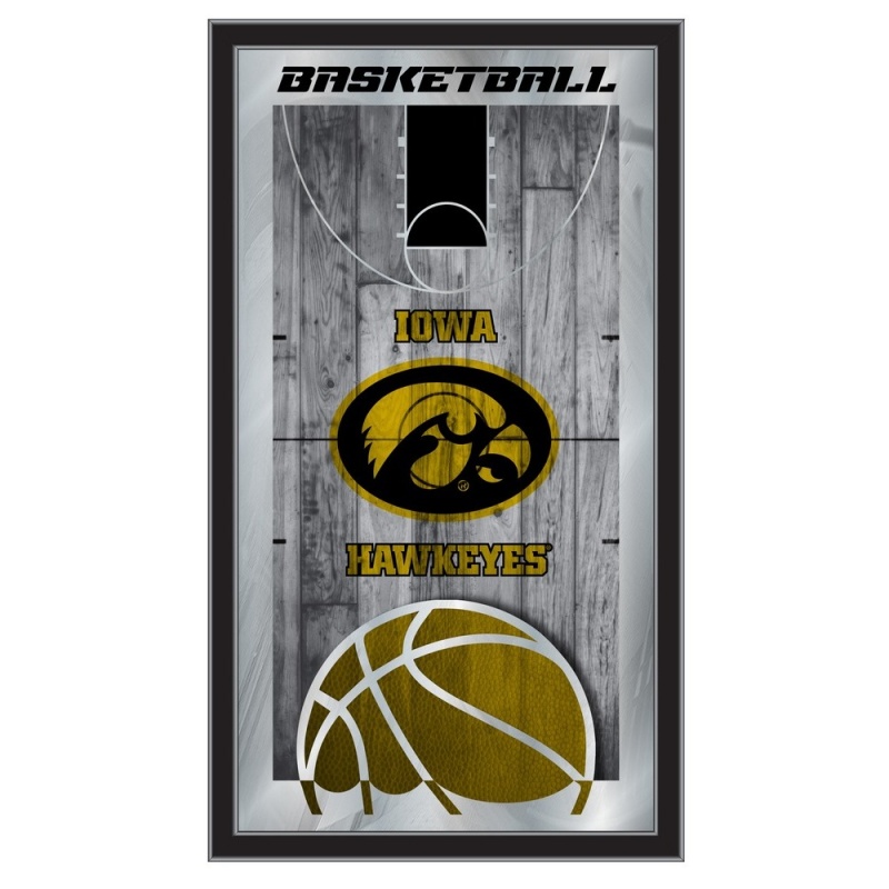 Iowa 15" X 26" Basketball Mirror By Holland Bar Stool Company