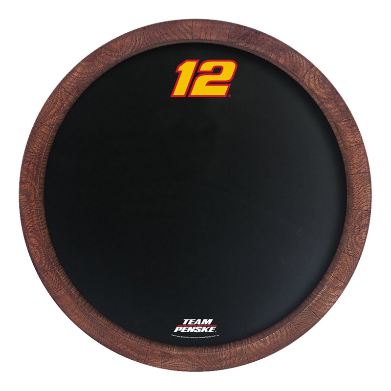 Ryan Blaney: Chalk "Faux" Barrel Top Sign
