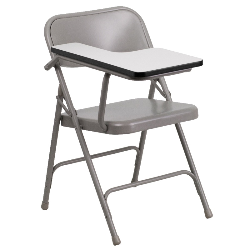 Ralph Premium Steel Folding Chair With Right Handed Tablet Arm