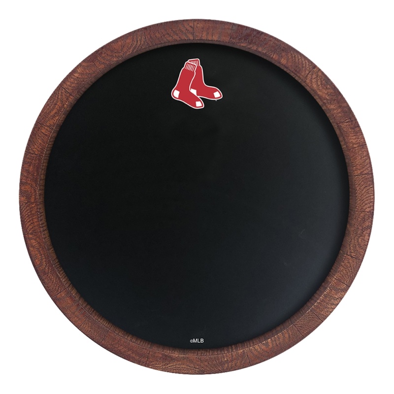 Boston Red Sox: Sox Logo - Chalkboard "Faux" Barrel Top Sign
