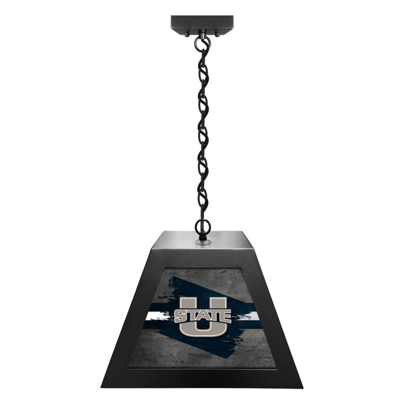 Utah State University Pendant Box Light By Holland Bar Stool Company