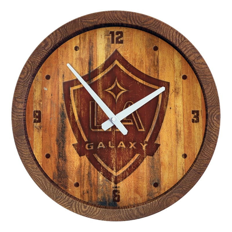 La Galaxy: Branded "Faux" Barrel Top Clock