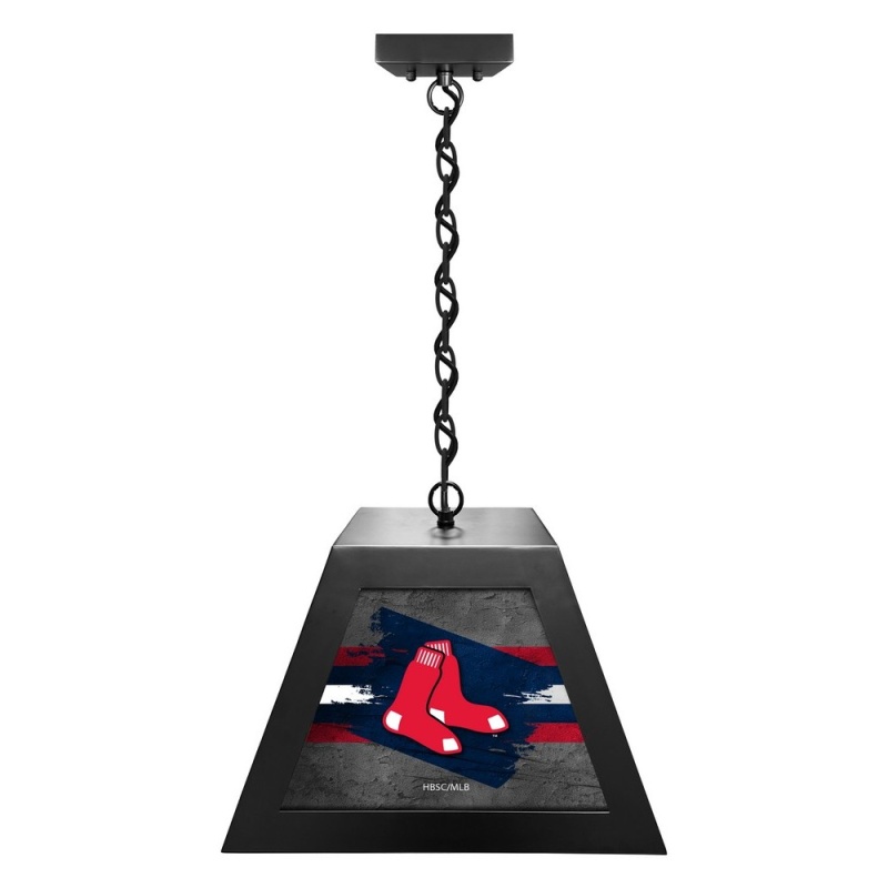 Boston Red Sox Pendant Box Light By Holland Bar Stool Company
