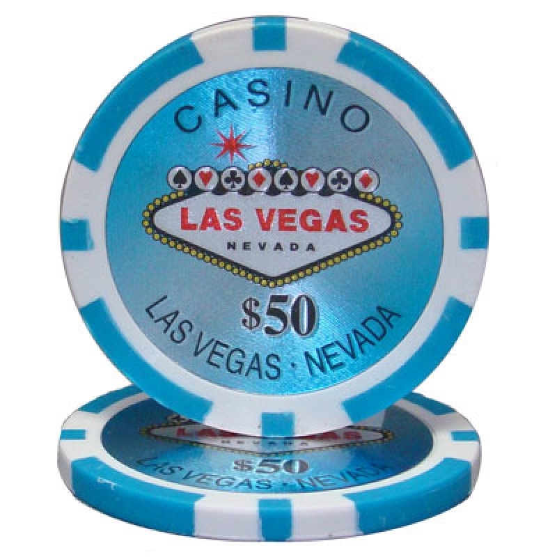 Las Vegas 14G $50 Roll Of 25Pcs