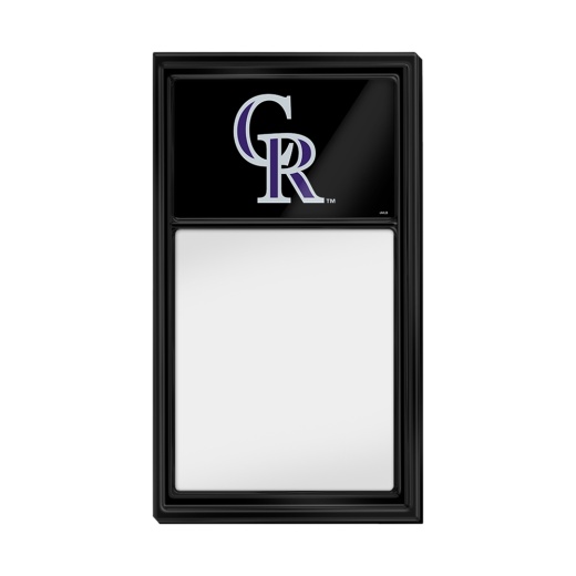 Colorado Rockies: Dry Erase Note Board