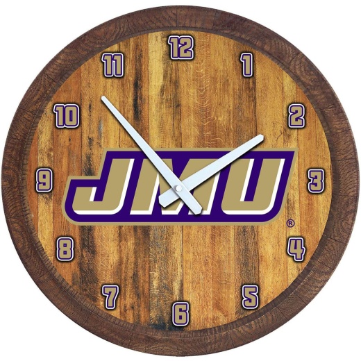 James Madison Dukes: "Faux" Barrel Top Wall Clock