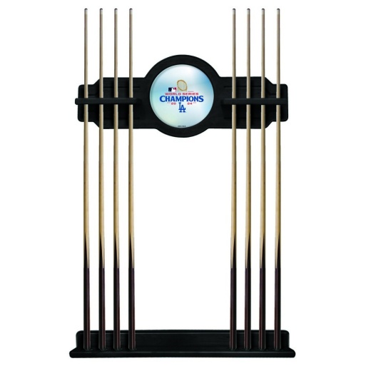 Los Angeles Dodgers 2024 World Series Champions Solid Wood Cue Rack By Holland Bar Stool Co