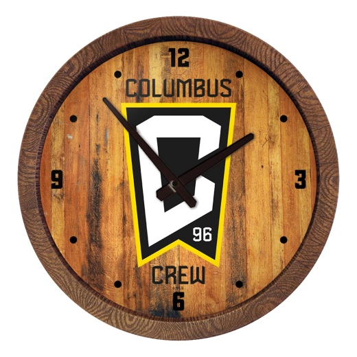 Columbus Crew: "Faux" Barrel Top Clock