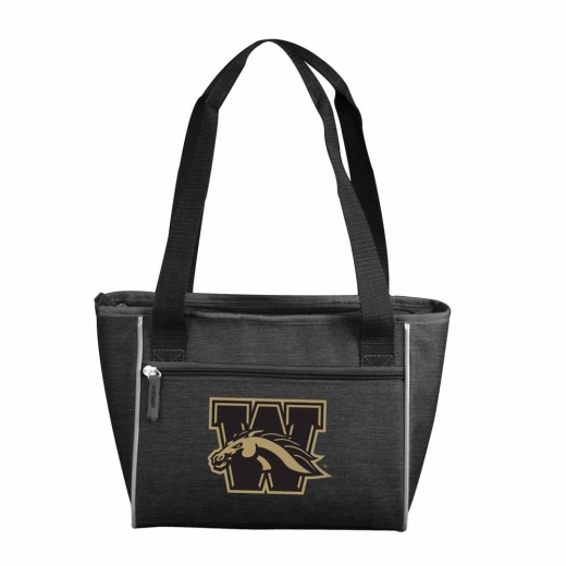 Western Michigan Crosshatch 16 Can Cooler Tote