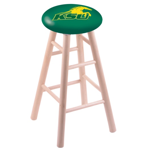 Kentucky State University 24" Swivel Maple Counter Stool In Natural Finish