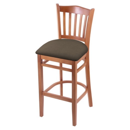 3120 25" Counter Stool With Medium Finish And Canter Earth Seat