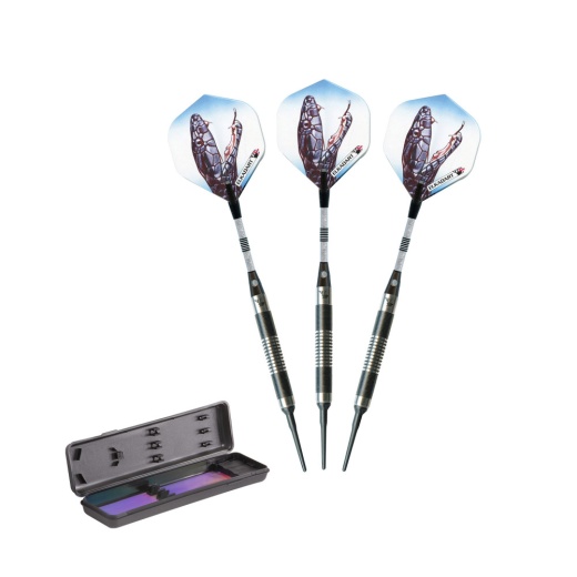 Elkadart Black Mamba Tungsten Soft Tip Darts Thin Barrel