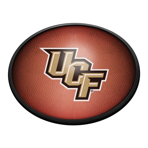 Ucf Knights: Pigskin Oval Slimline Lighted Wall Sign