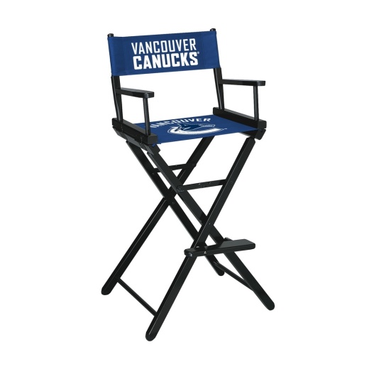 Vancouver Canucks Bar Height Directors Chair